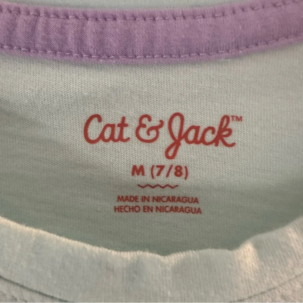 Cat & Jack “Birthdays are Mermazing” 2 piece outfit. Girls Medium 7/8